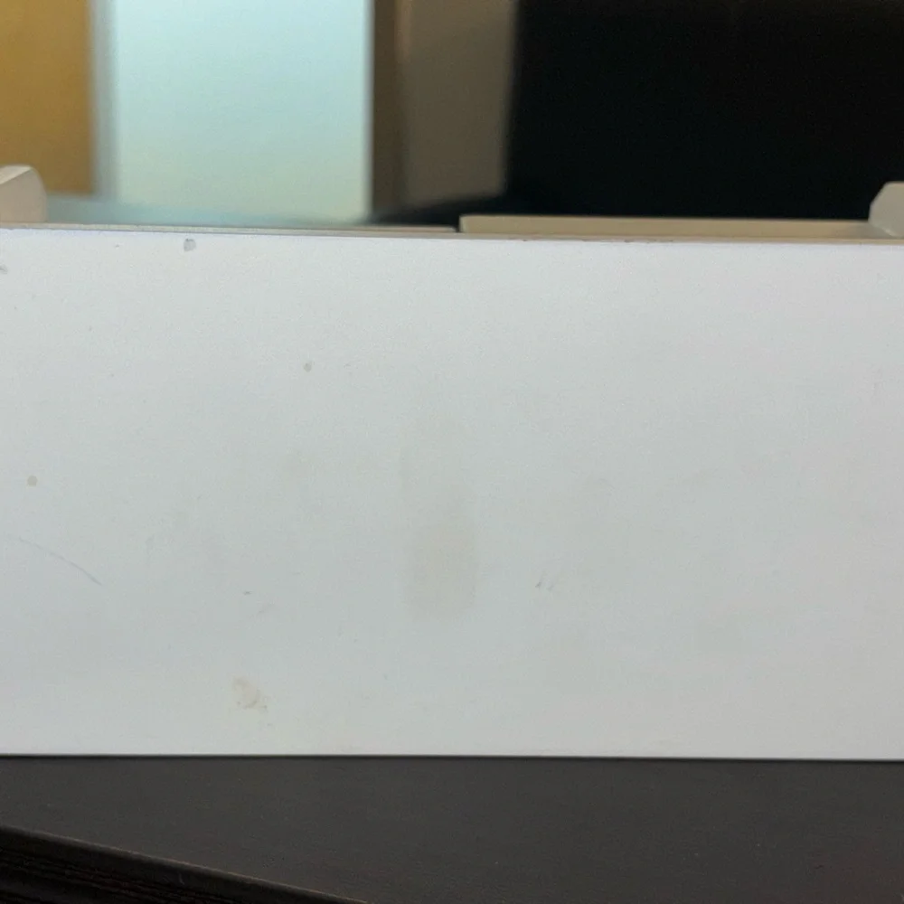 White Wooden Desk Organizer with Calendar